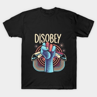 Disobey Vintage style T-Shirt